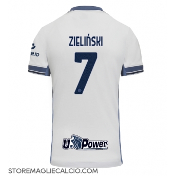 Inter Milan Piotr Zielinski #7 Maglia Gara Trasferta Repliche 2024-25